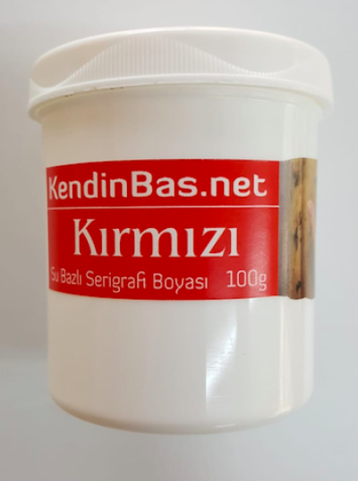 Kırmızı Renk Serigrafi Boyası